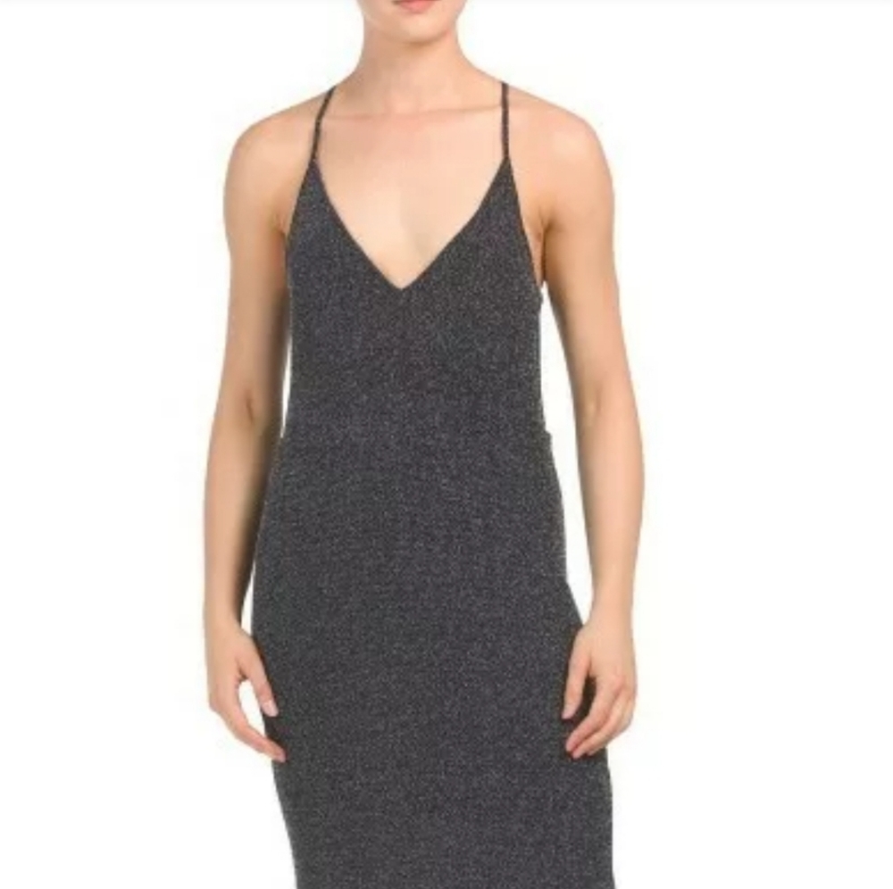 BCBGeneration Women's V-Neck Maxi Knit Dress - New